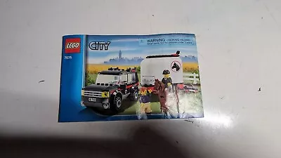 LEGO CITY: 4WD With Horse Trailer (7635) • $20