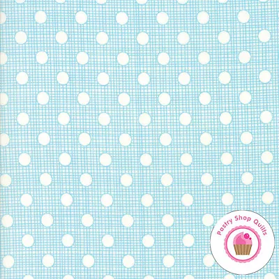 WING And LEAF Blue Dots 10067 11 Gina Martin & Moda QUILT FABRIC • $5.75