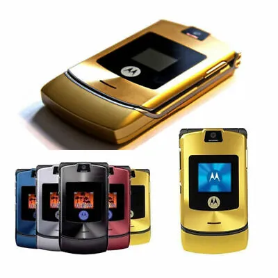 Original Motorola RAZR V3i GSM 1.2MP Camera Flip Unlocked Mobile  Cell Phone  • $36.99