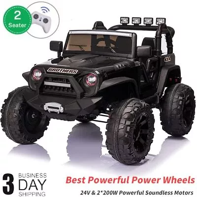 24V Ride On Electric Truck 4x4 Wheeler Quad Car Toy With Parent Remote For Kids • $289.99