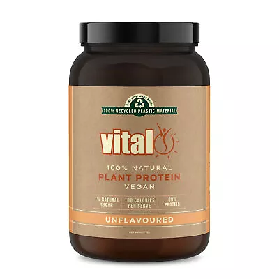 Vital Plant Protein Original 1KG - 100% Natural Plant Based - Vegan Friendly • $50.67