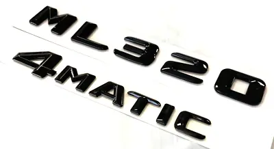 #1 Black Ml320+4matic Fit Mercedes Ml320 Rear Trunk Emblem Badge Nameplate • $22.99