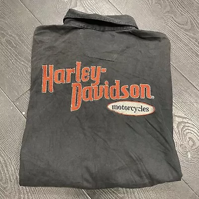 T-Shirt Harley Davidson Size ~ XL Long Sleeve With Collar 2006 • $40