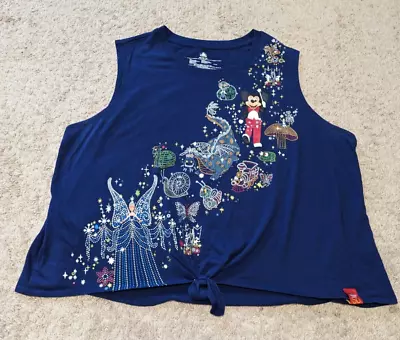 Disney Parks Main Street Electrical Parade 50th Anniversary Tank Top Womens 2XL • $24.99