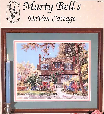Pegasus Publication MARTY BELL'S DEVON COTTAGE Cross Stitch Leaflet Only Garden • $6.25