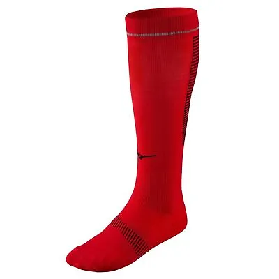 Mizuno Unisex Compression Socks - Red / Black // RRP £15 • $12.62