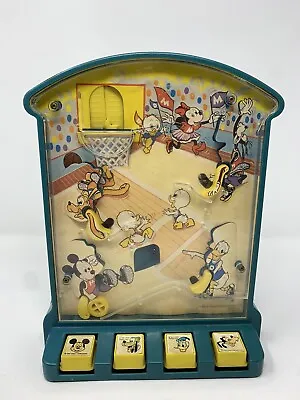 Disney Mickey Mouse Basket Ball Game By Durham #1622 (1970s) Tested Works Read D • £27.01