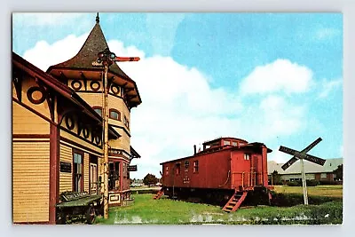 Postcard Massachusetts Chatham MA Cape Cod Railroad Museum 1970s Unposted Chrome • $2