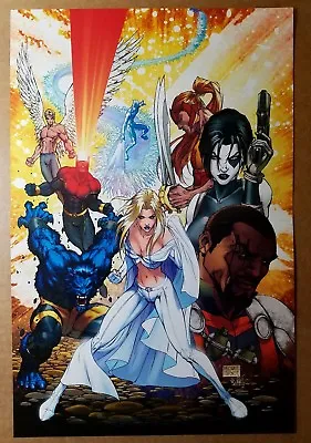 X-Men White Queen Beast Shatterstar Domino Marvel Comics Poster Michael Turner • $7.50