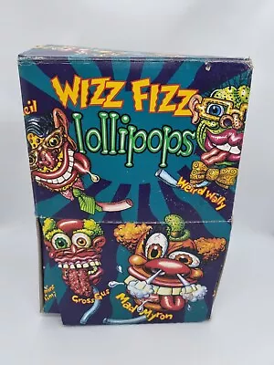 Wizz Fizz Lollipops Shop Counter Display Vintage Box Confectionery 1990's  • $69.99