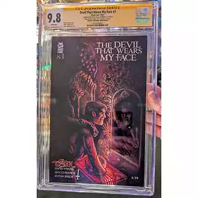 The Devil That Wears My Face #1 Metal CGC SS 9.8 Jesse Lundberg • $200