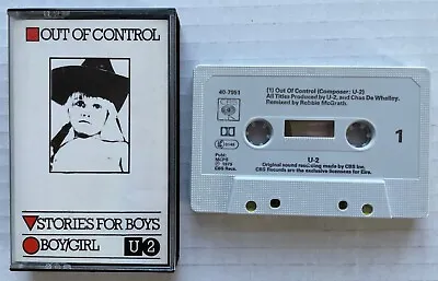 U2 Out Of Control 1985 CBS IRELAND CASSETTE EP / Stories For Boys / Boy Girl • $75