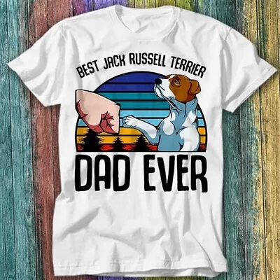 £6.70 • Buy Best Jack Russell Terrier Dad Ever Dog Pet Lover T Shirt Top Tee 199