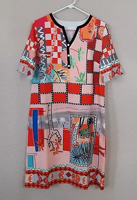 Womens Aztec Pattern Dress Size Large New #1E239 • $12.50
