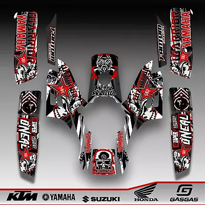 Yamaha Warrior 350 Decals Graphics Stickers Full Kit Atv  • $130.29