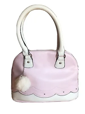 £19.99 • Buy Pastel Pink Kawaii Harajuku Fruits Handbag Pompom Sweet Lolita Japan Fairy Kei