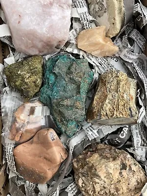 Rock Mineral Crystal Polished Stone & More Estate Collection Lot • $24.95