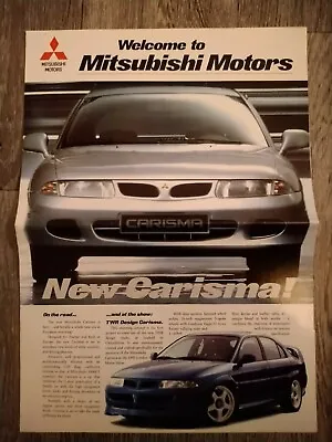 MITSUBISHI Carisma Galant Space Runner 3000GT Shogun UK A3 Range Brochure 1995 • $11.37