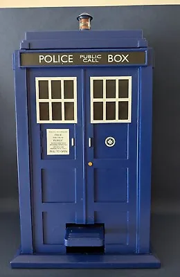 2009 DR WHO TARDIS FLIP TOP WASTE BIN By Underground Toys  • $180