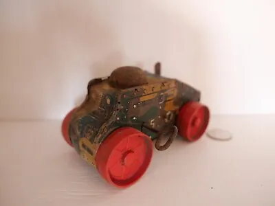 Vintage Marx Toy Wind-Up Military Tank  5  Early 1940's Mechanism Not Turning • $33