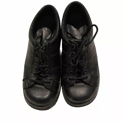 Dr. Doc Martens Bailey Oxfords Shoes Chunky Women VTG Y2K 90s Black Leather SZ 8 • $56