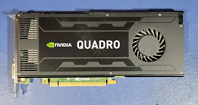 4GB NVIDIA Quadro K4000 GDDR5 2xDisplay Port  1 X DVI Port 713381-001 700104-001 • $45