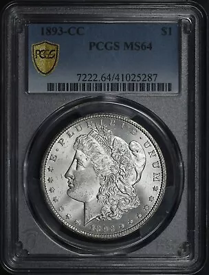 1893-CC Morgan Silver Dollar MS64 PCGS • $15995