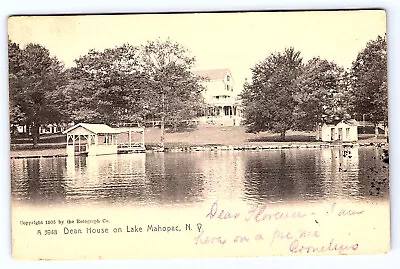 Lake Mahopac Dean House New York Rotograph Postcard B308 • $6