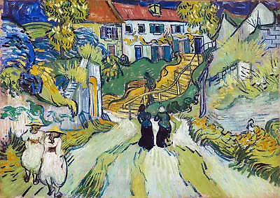 Stairway At Auvers By Vincent Van Gogh Art Print • $11.95