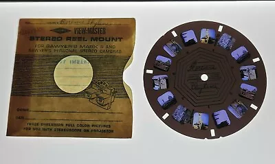 Rare Personal Reel Mounts View-master 1 Reel Florence Skyline Italy • $17.99