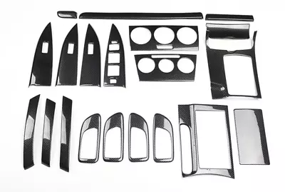20PCS Black Carbon Fiber Car Interior Kit Cover Trim For Mazda 6 2006-2015 • $434.50