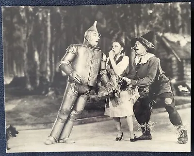 1939 Wizard Of Oz Garland Bolger Lahr Haley MGM Press 8x10 Gelatin Silver Photo • $74