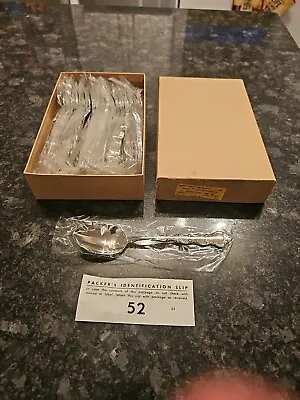 Oneida New Sealed MOZART Deluxe Stainless 6  Teaspoons 836 Silverware Box Of 36 • $319