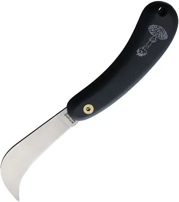 Aitor 16305 Serpeta 70mm Curved Stainless Blade Black Handle Folding Knife • $23.84