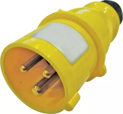 3 Contact High Current In-line Male Plug Coupler 16A 110V Electrics Extension • £5.99