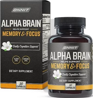 Alpha Brain Memory And Focus 30 Caps • $15.99