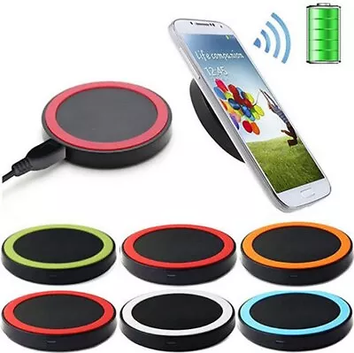 Universal 5V 1A Qi Wireless Charger Power Adapter Pad For Samsung LG Nexus Phone • $5.33