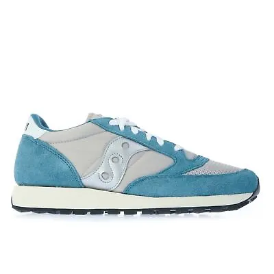 Men's Saucony Jazz Original Lace Up Trainers In Blue • £59.99