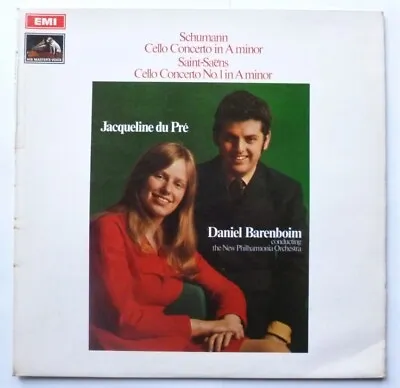 Jacqueline Du Pre Schumann Saint-Saens LP HMV ASD2498 EX/VG 1969 Coloured Postag • £54.95