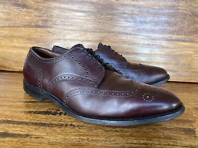VTG Allen Edmonds Men’s “Concord” Wingtip Dress Shoes Merlot Leather Size 11.5 D • $48.30