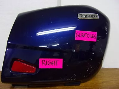 O  Triumph Trophy 1200 Se 2013 Oem Right Saddlebag Saddle Bag  Side Lid Cover • $74.99