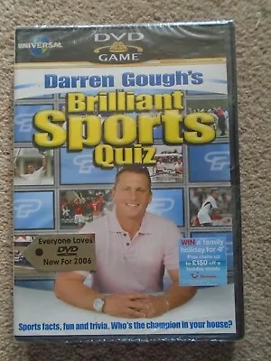 Darren Gough's Brilliant Sports Quiz (DVD 2006) Interactive Game NEW/SEALED • £0.70