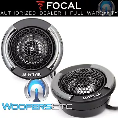 Focal Auditor Rip-100t 1  Aluminum Car Dome Tweeters Angle Flush Mount Pair New • $69.99