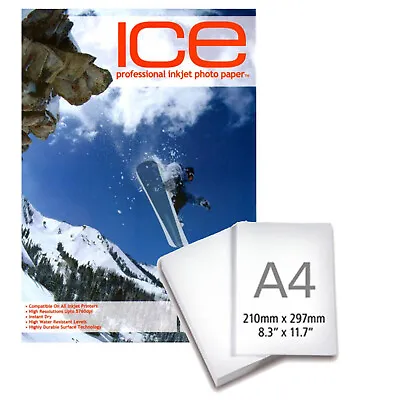 £8.67 • Buy Ice Glossy Coated A4 Magnetic Backed Inkjet Photo Paper 690gsm - 5 Sheets