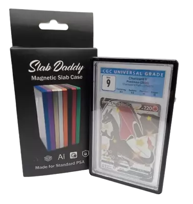 Slab Daddy Magnetic Slab Case For Graded Cards-Fits PSACGCCSGAGS • $16