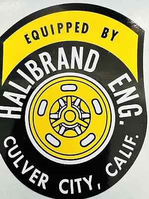 Vintage Original Water DeCal Halibrand Engineering Wheels See Photos. No Damage • $19.99