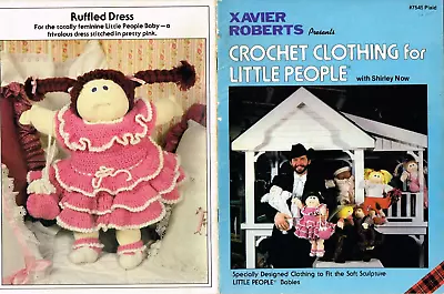 Doll Crochet Pattern Booklet Little People Pals Dolls Xavier Roberts 1982 VTG • $11.89
