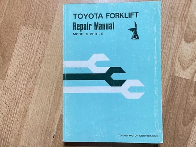 $44.99 • Buy Toyota Forklift Repair Manual 2FB7 2FB9 OEM *