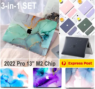 3-IN-1 SET MacBook Pro 13 Inch Case M2 Chip Model A2338 Year 2022 M1 Year 2020 • $6.99
