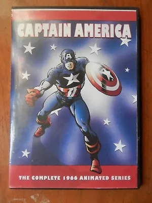 Vintage Captain America 1966 Cartoons Dvd Complete Series Avengers Marvel Comics • $15.99